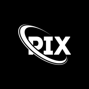 PIX logo. PIX letter. PIX letter logo design. Initials PIX logo linked with circle and uppercase monogram logo. PIX typography for technology, business and real estate brand. vector