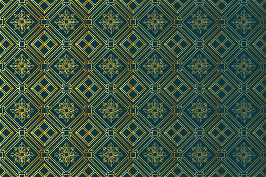 geometric gold seamless pattern background vector