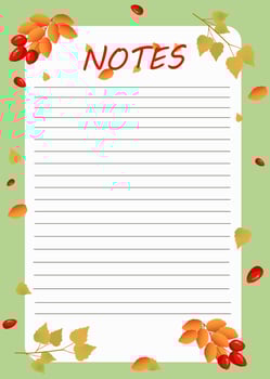 handy planner for notes vector