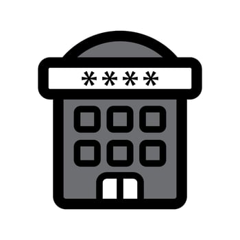 Illustration Vector graphic of Hotel icon