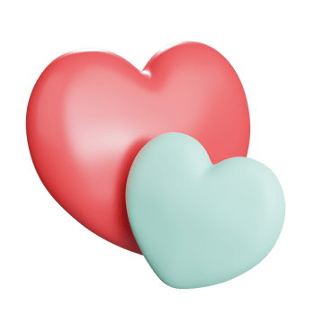 Heart 3d Icon Illustration png