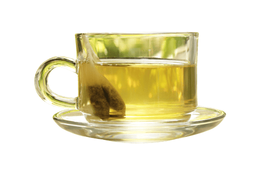 hot tea cup on transparent background png file