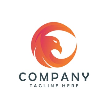 eagle logo design vector