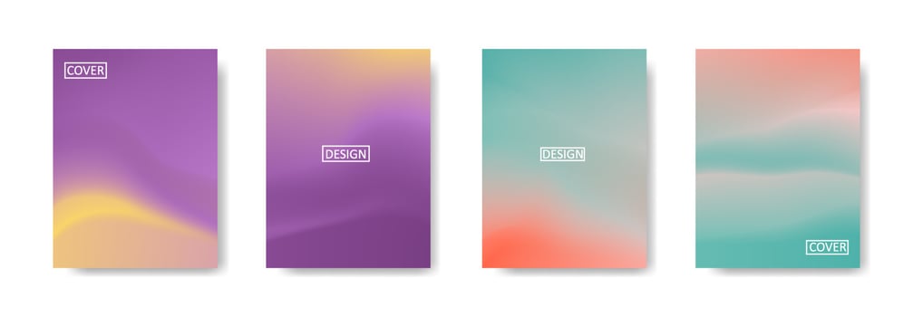 beautiful gradation colorful background for flyer poster cover vector