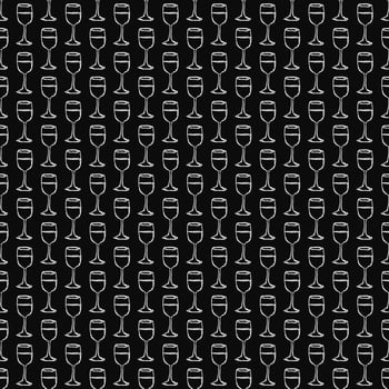seamless wine pattern vector