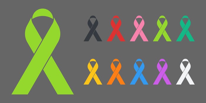 Colorful Awareness Ribbons vector