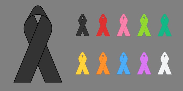 Colorful Awareness Ribbons vector