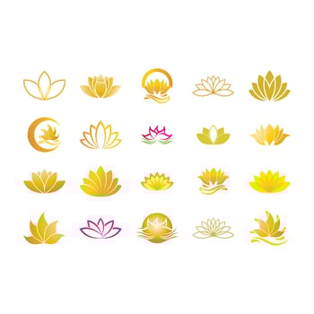 Beauty vector lotus icon