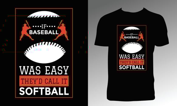 Baseball T Shirt Design vector