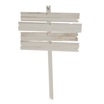 retro wooden sign billboard banner 3d illustration png