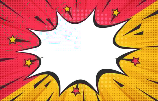 Halftone Comic Background vector