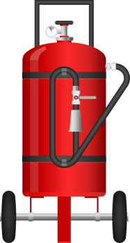 Fire extinguisher clip art isolated on white png