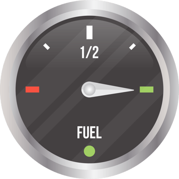 Fuel gauge vector illustration isolated png