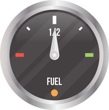 Fuel gauge vector illustration isolated png