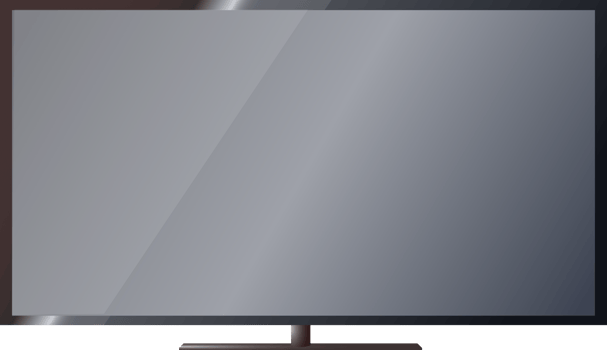 Black Television illustration. Black Television vector. png