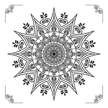Creative, Modern, Abstract and Professional Luxury Ornamental Mandala Background Design or Pattern Design Vector