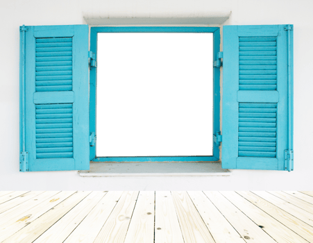 old wood window frame for background png
