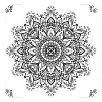 Creative, Modern, Abstract and Professional Luxury Ornamental Mandala Background Design or Pattern Design Vector