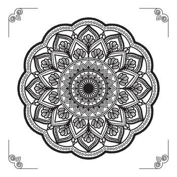 Creative, Modern, Abstract and Professional Luxury Ornamental Mandala Background Design or Pattern Design Vector