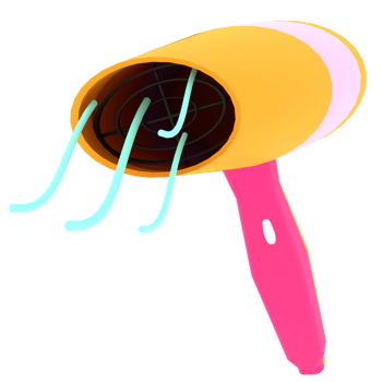 3d illustration hair dryer electric png