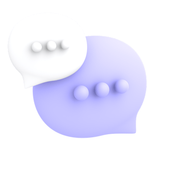 Ecommerce icon online messaging bubble chat 3d illustration png