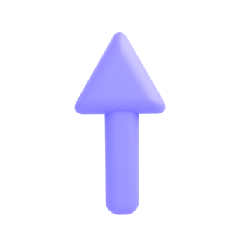 3d up down arrow pack set isolated illustration png