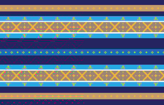 Abstract geometric and tribal patterns, usage design local fabric patterns, Design inspired by indigenous tribes. geometric Vector illustration