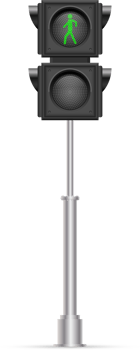 Pedestrian traffic light vector illustration png