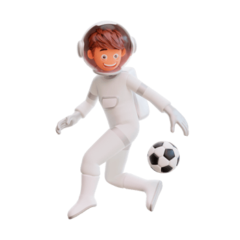 illustration cute spaceman astronaut png
