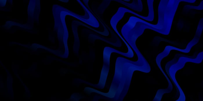 Dark Pink, Blue vector pattern with curves.