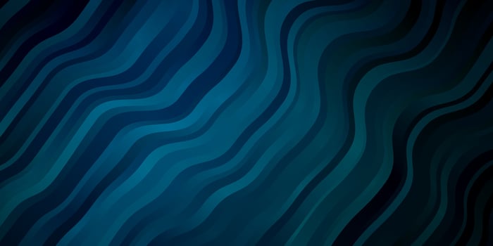 Dark BLUE vector template with curves.