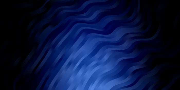 Light BLUE vector template with curved lines.