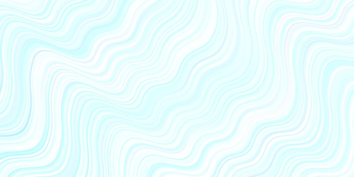 Light BLUE vector background with curved lines.