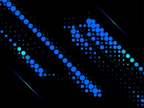 Abstract geometric blue transparent gradient lines illustration pattern background vector
