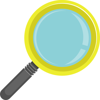 Magnifying glass clipart design illustration png