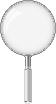 Magnifying glass clipart design illustration png