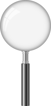 Magnifying glass clipart design illustration png