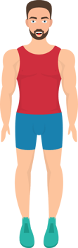 Man avatar clipart illustration png