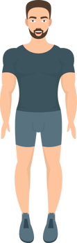 Man avatar clipart illustration png