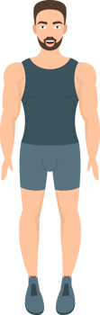 Man avatar clipart illustration png