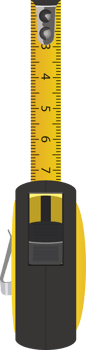Measure tape clipart design illustration png