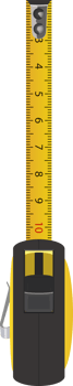 Measure tape clipart design illustration png