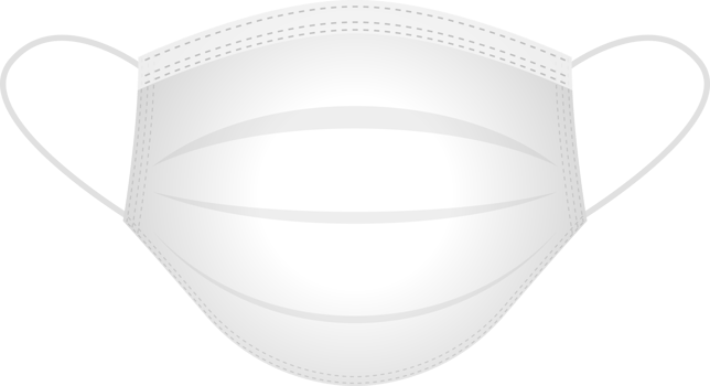 Medical mask clipart design illustration png