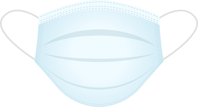 Medical mask clipart design illustration png