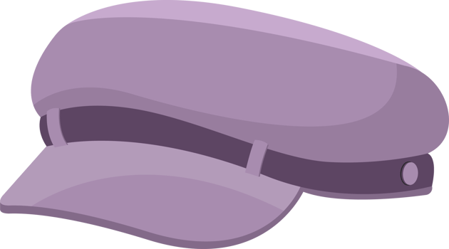 Old retro man hat clipart design illustration png