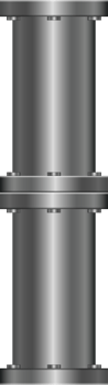 Metallic pipes clipart design illustration png