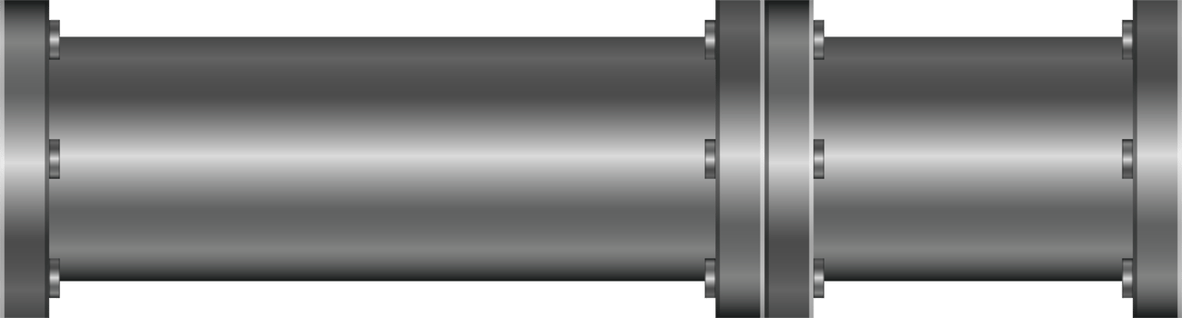 Metallic pipes clipart design illustration png