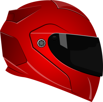 Motorcycle helmet clipart design illustration png
