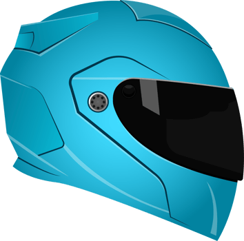 Motorcycle helmet clipart design illustration png