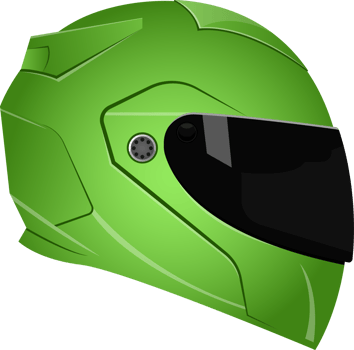 Motorcycle helmet clipart design illustration png